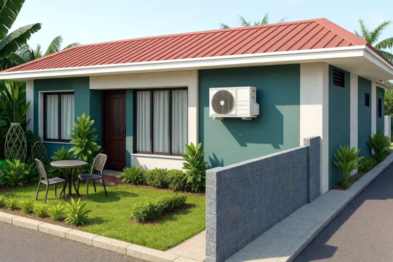 Premium cottage and farmhouse surrounded by lush greenery at Vaidik Greens Resort, Jhansi.